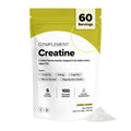 Complement Creatine Monohydrate Micronized Powder for Women and Men (5g, 60 Servings) Pre Workout, Post Workout, Muscle Recovery, Brain Health, Longevity- Vegan, Unflavored Complement Au supplements