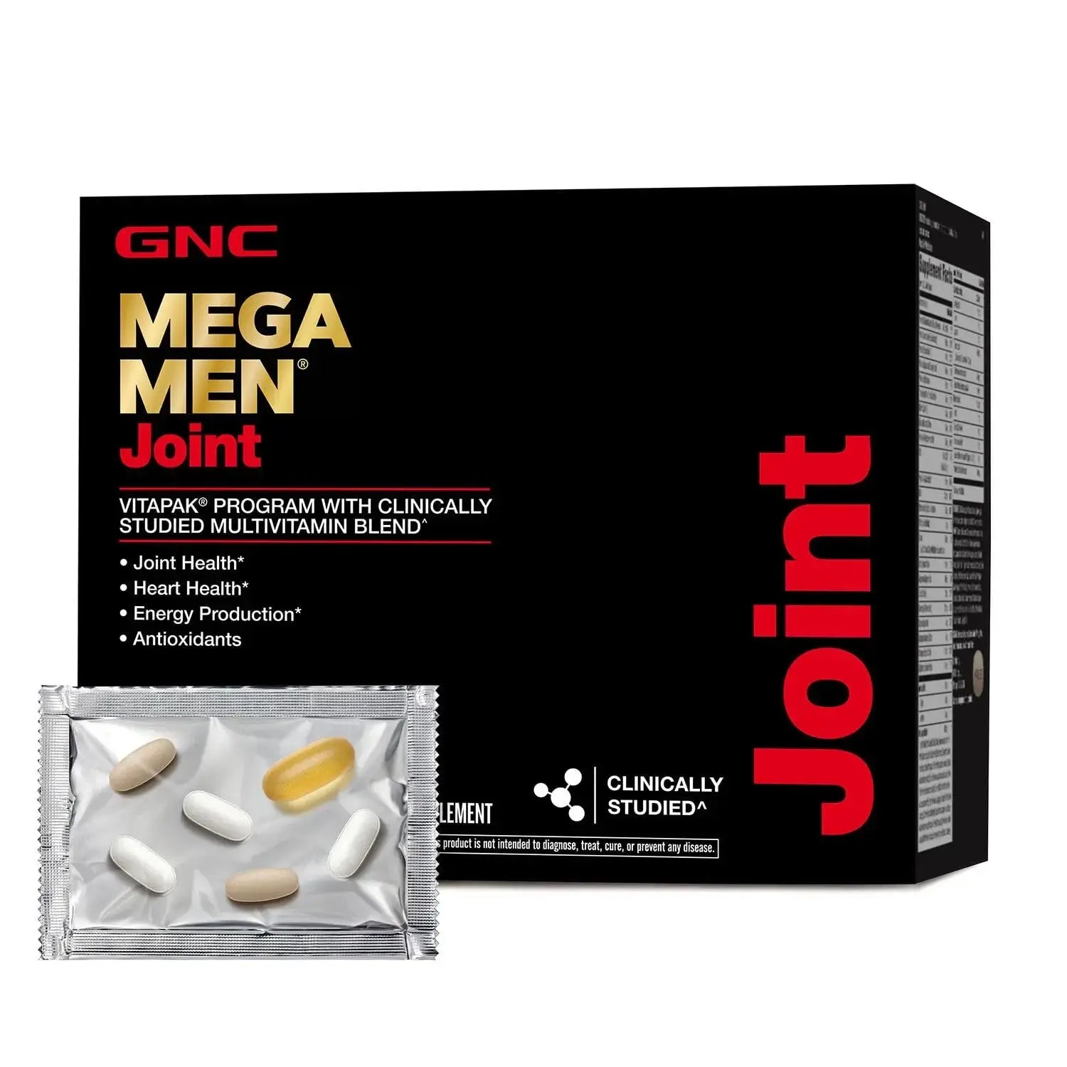 GNC Mega Men Joint Vitapak Program, Convenient Complete Nutrition, 3 Products in 1 Packet, Move Better, Comfort & Function GNC Au supplements