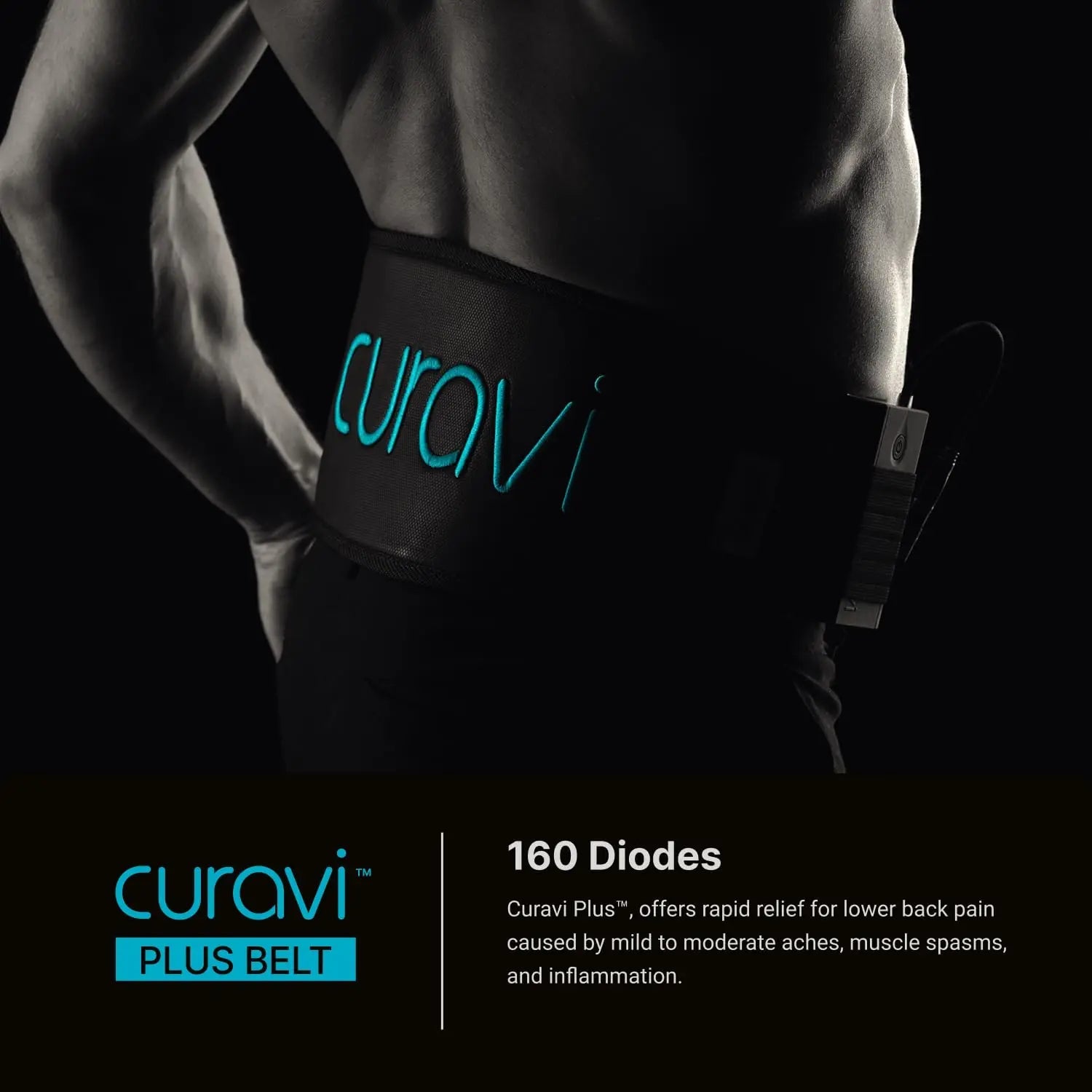 CURAVI Plus™ Wearable Red Light Therapy Belt for Lower Back Pain Relief - 160 Diodes - Safe and Effective CURAVI Au supplements