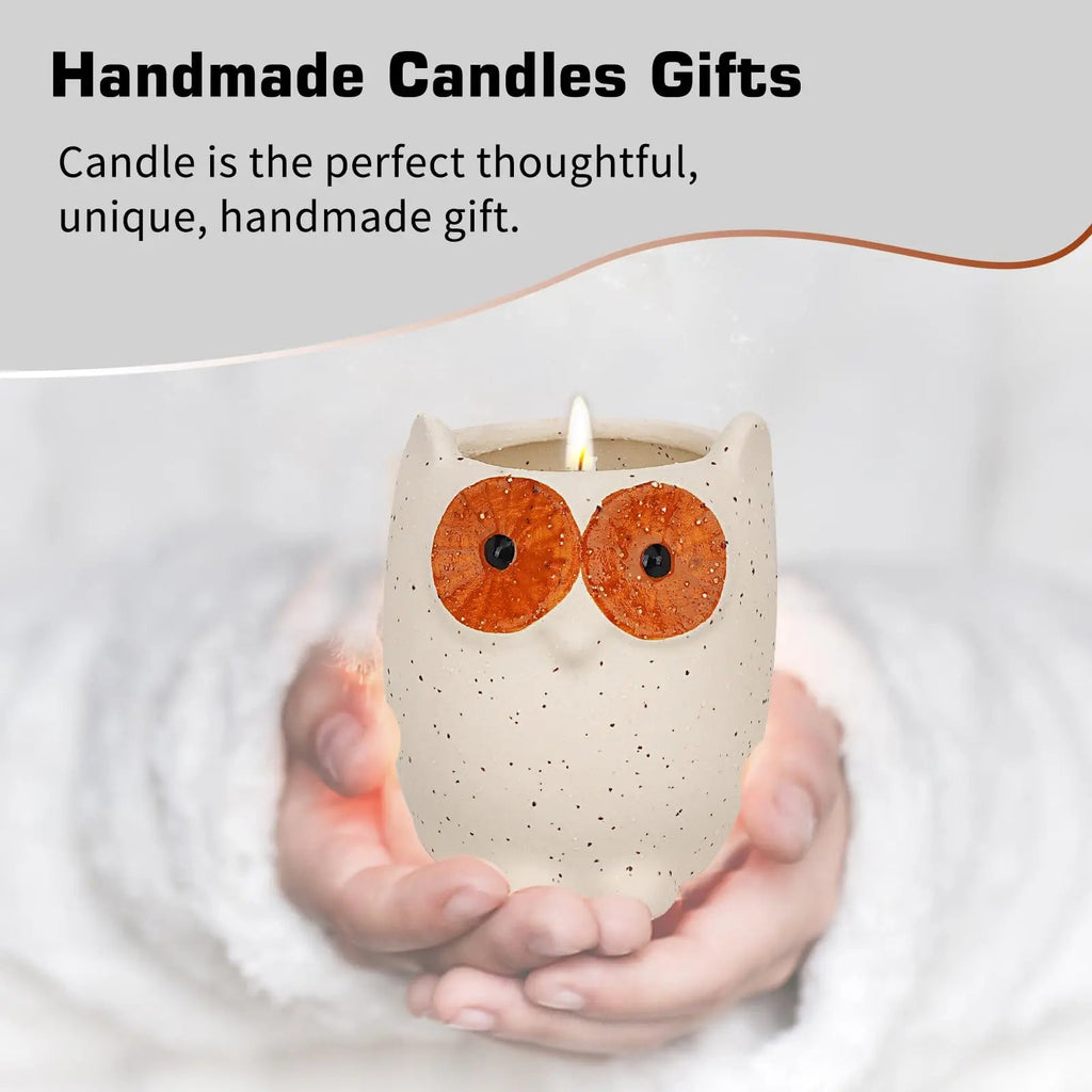 ETAKISH Lavender Scented Candle Gifts for Women, Cute Owl Highly Scented Aromatherapy Candle ETAKISH Au supplements