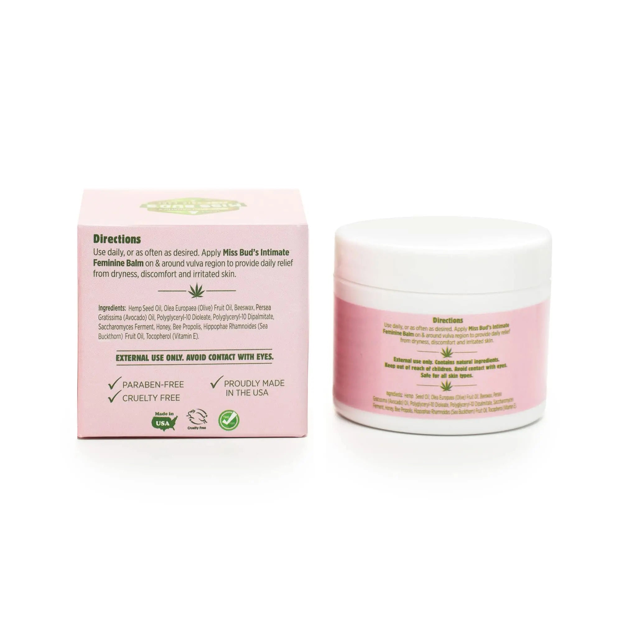 Miss Bud’s Hemp Intimate Feminine Vulva Balm Relieves Itching, Burning, and Redness Eliminates NATURE'S ORIGINAL MADE WITH CANATREX UNCLE BUD'S · TOPICAL PAIN RELIEVER · A TRUSTED FAMILY FORMULA Au supplements