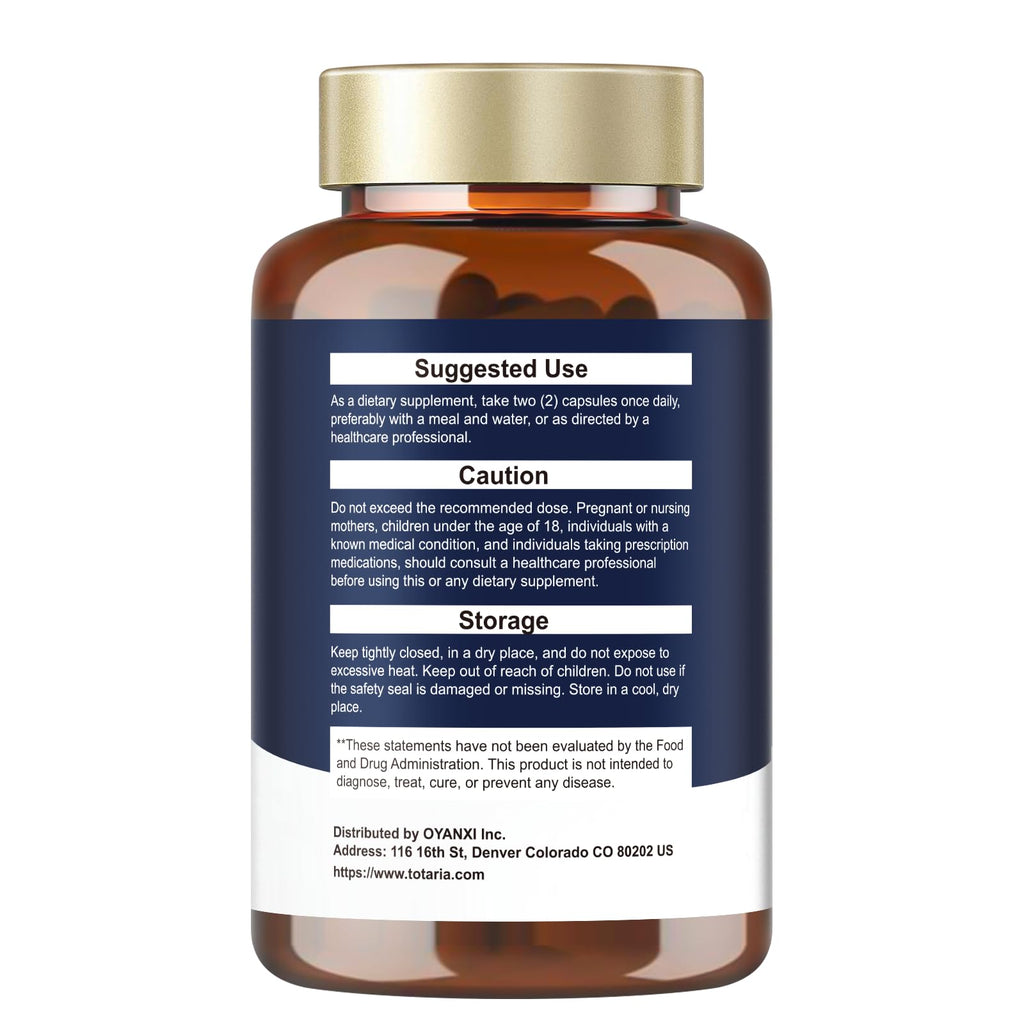 Totara Brain Supplements for Memory and Focus丨Non-Caffeinated Energy with L-Tyrosine, Alpha GPC, Ginkgo Biloba, Bacopa Monnieri, Saffron – Gluten Free, Non-GMO for Neuro & Brain Health (120 Counts) Totaria Au supplements