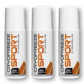 OMAX 3 Bottles CryoFreeze Sport ICY Cold Pain Relief Roll-On, 8.5% Menthol, Natural Pain Relief - 3 Bottles (3 oz Each) OMAX Au supplements