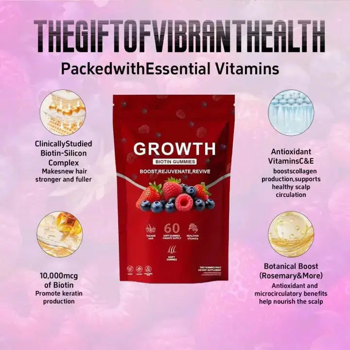 BDQBDQ Lumin Hair Growth Gummies, Infused with Biotin, Vitamins, and Botanical Extracts to Support Healthy Hair Growth and Strength BDQBDQ Au supplements