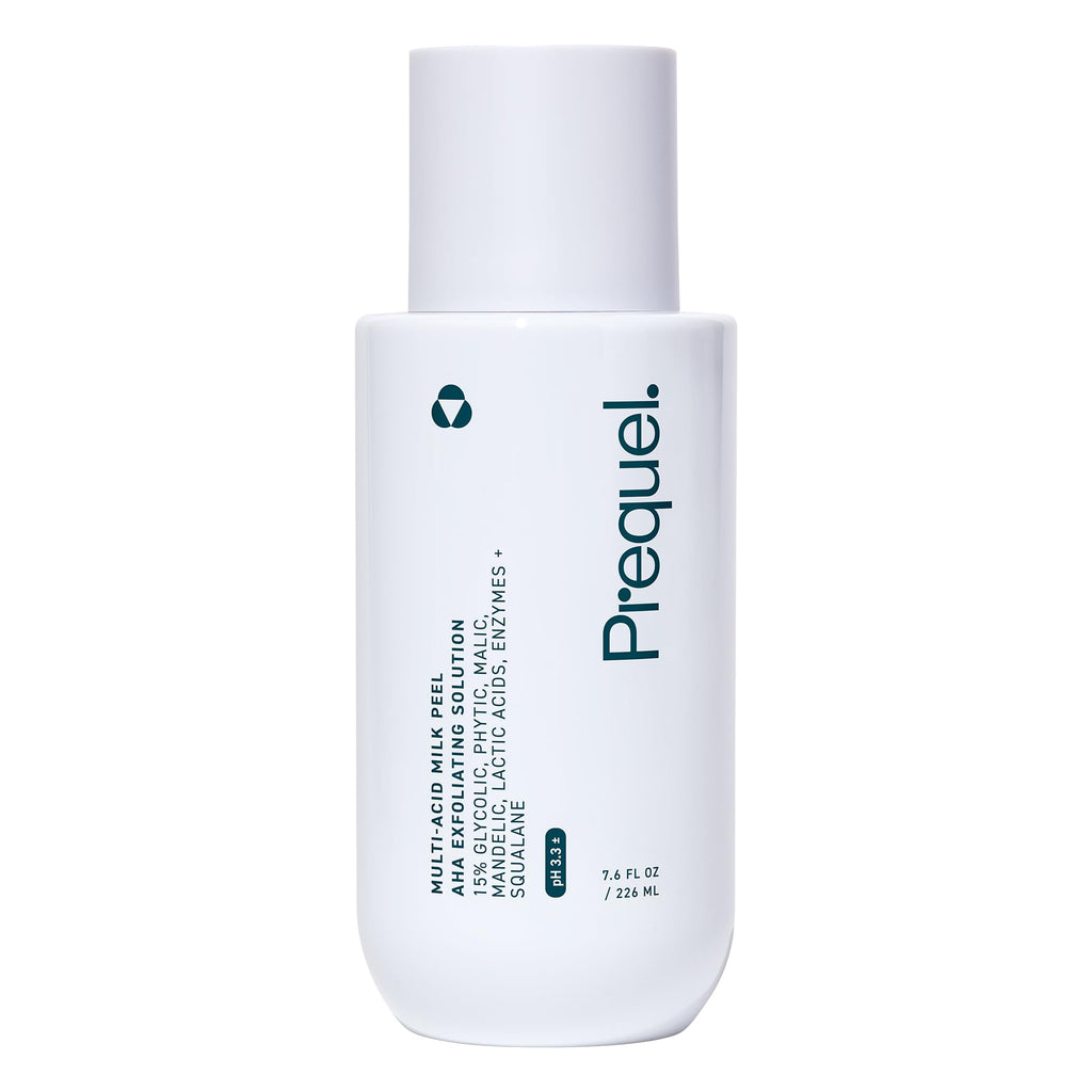 Prequel Skin Multi-Acid Milk Peel, Professional Exfoliating Solution. 15% Glycolic Acid Face Peel with Lactic Acid and Enzymes