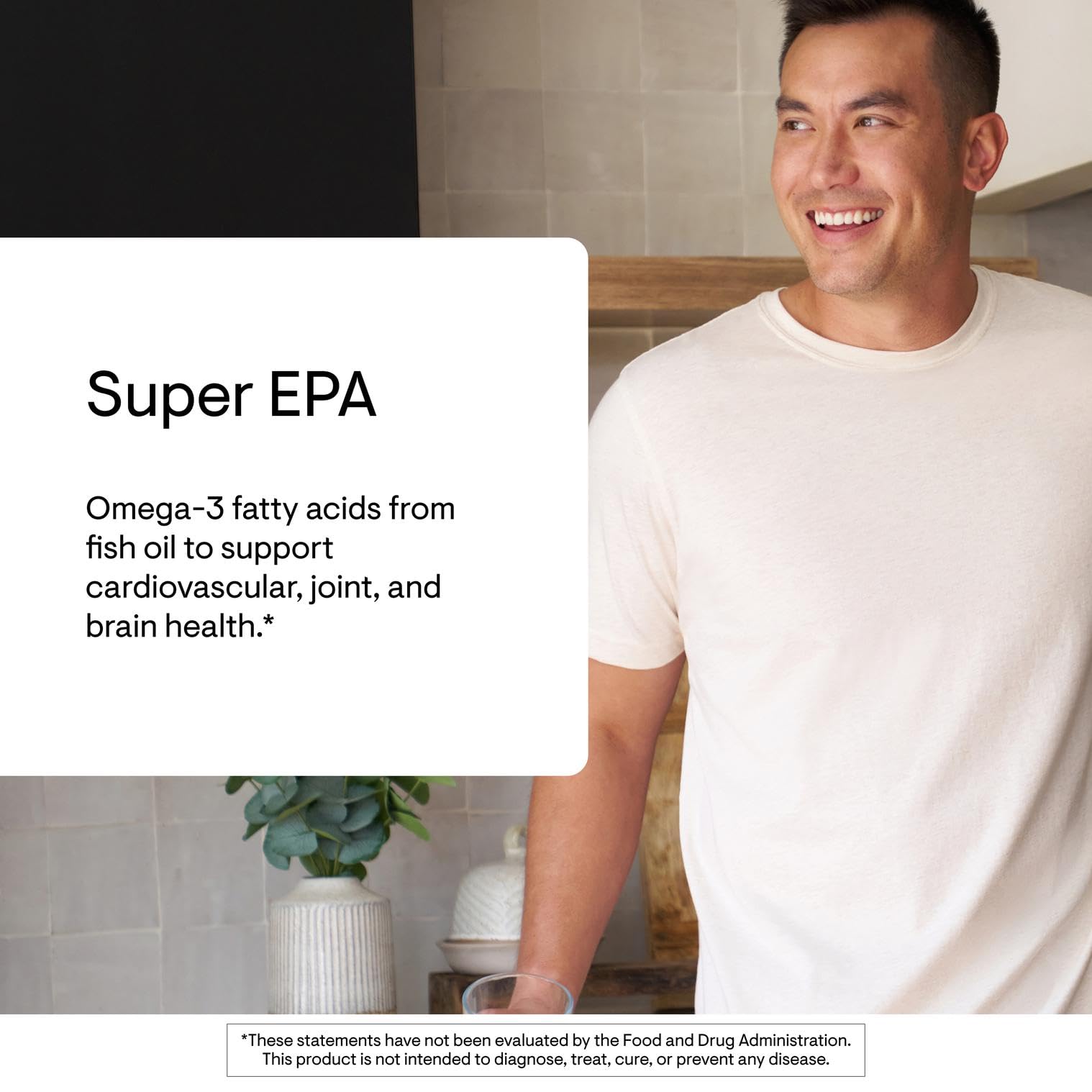 THORNE - Super EPA - Omega-3 Fish Oil Supplement with EPA & DHA from Sustainably Sourced Fish - Supports Brain, Skin, Joint & Heart Health* - Third-Party Certified