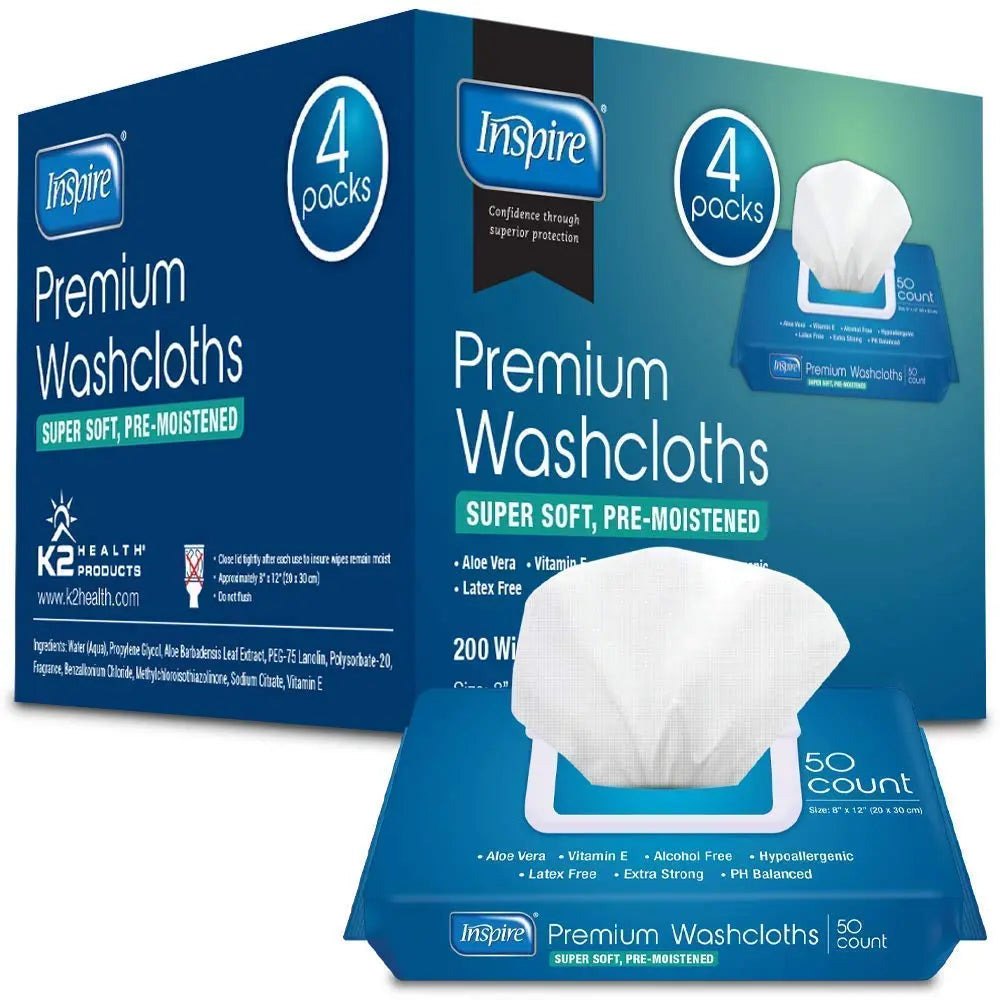 Inspire Adult Wet Wipes, Adult Wash Cloths, Adult Wipes for Incontinence Inspire Au supplements