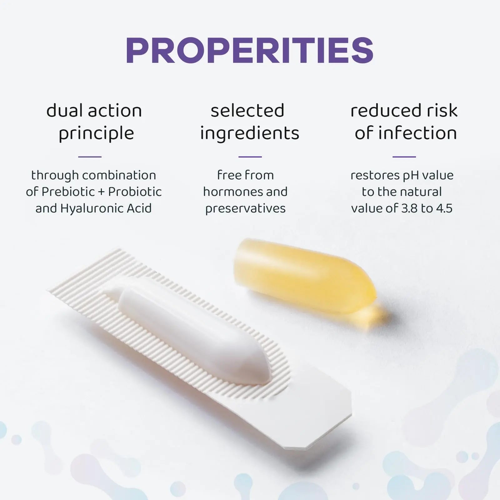 Vaginal Probiotic Suppositories, Prebiotic Infused with Hyaluronic Acid, Tea Tree, and Vitamin C&E Vagiria Au supplements