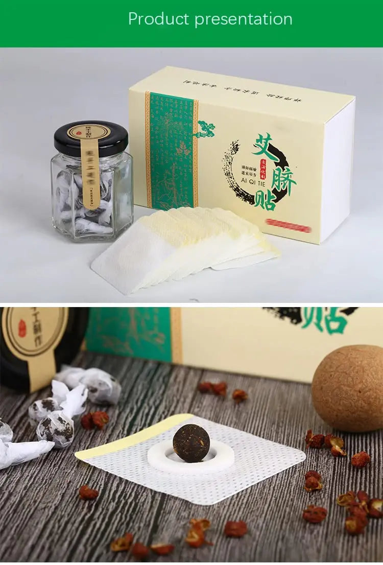 Mugwort Belly Patch,Moxibustion Belly Button Patch for Men and Women 30Pcs/Box Heath Secret Au supplements