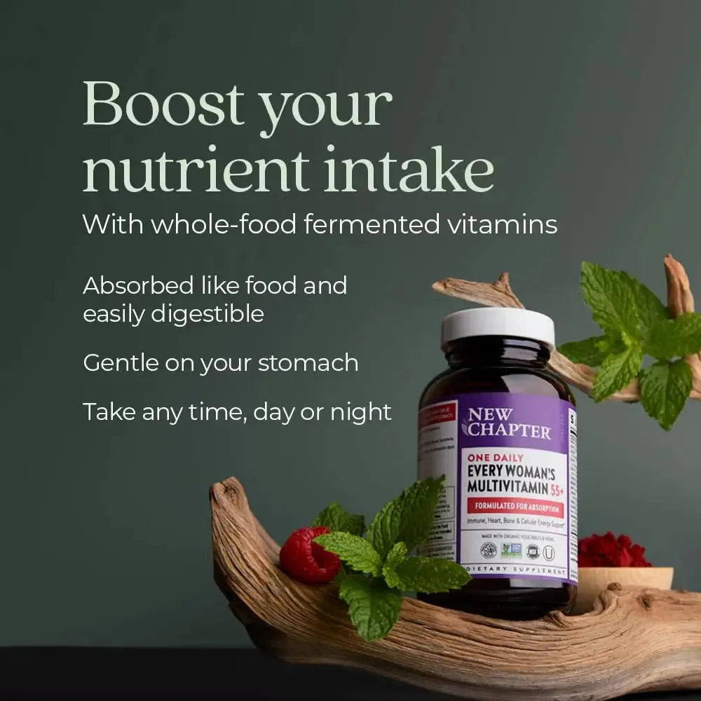 New Chapter Women’s Multivitamin 55+, Astaxanthin, B6, B12, D3, Vitamin C & Zinc, Immune, Heart, Cellular Energy New Chapter Au supplements