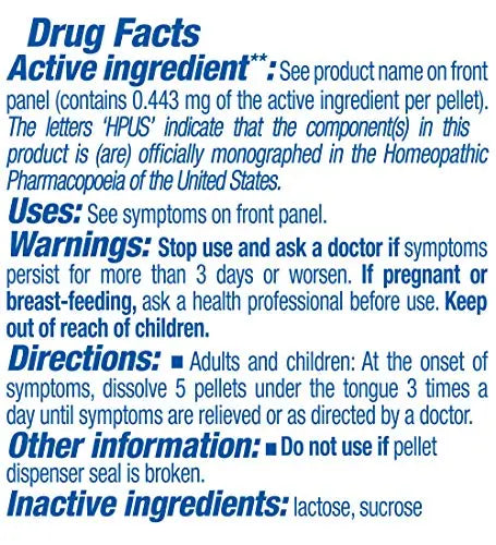 Boiron Lycopodium Clavatum 200CK, 80 Pellets, Homeopathic Medicine for Bloating and Gas Boiron Au supplements