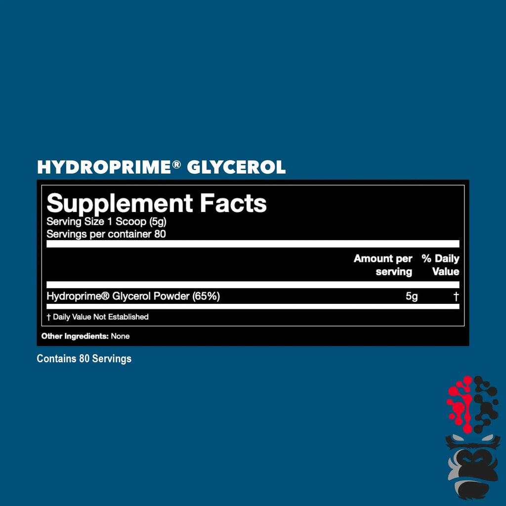 Gorilla Mind Hydroprime Glycerol Pre-Workout - Hydrating Pre-Workout Formula for Intense Gorilla Mind Au supplements
