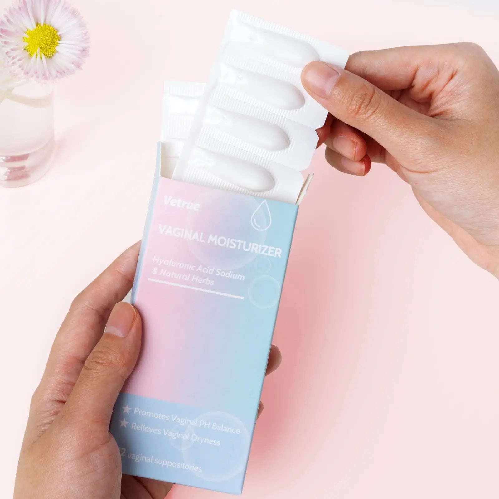 vetrue Intimate Moisturizer, Vaginal Suppository for Dryness & Discomfort, Feminine Long Lasting vetrue Au supplements