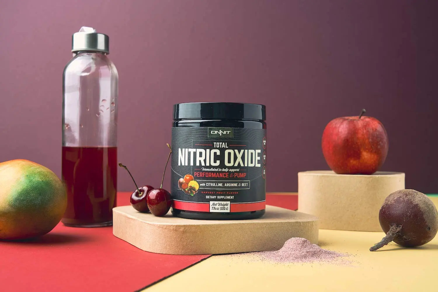 ONNIT Total Nitric Oxide - Caffeine Free Pre Workout Powder w/ Beet Root, L Arginine ONNIT Au supplements