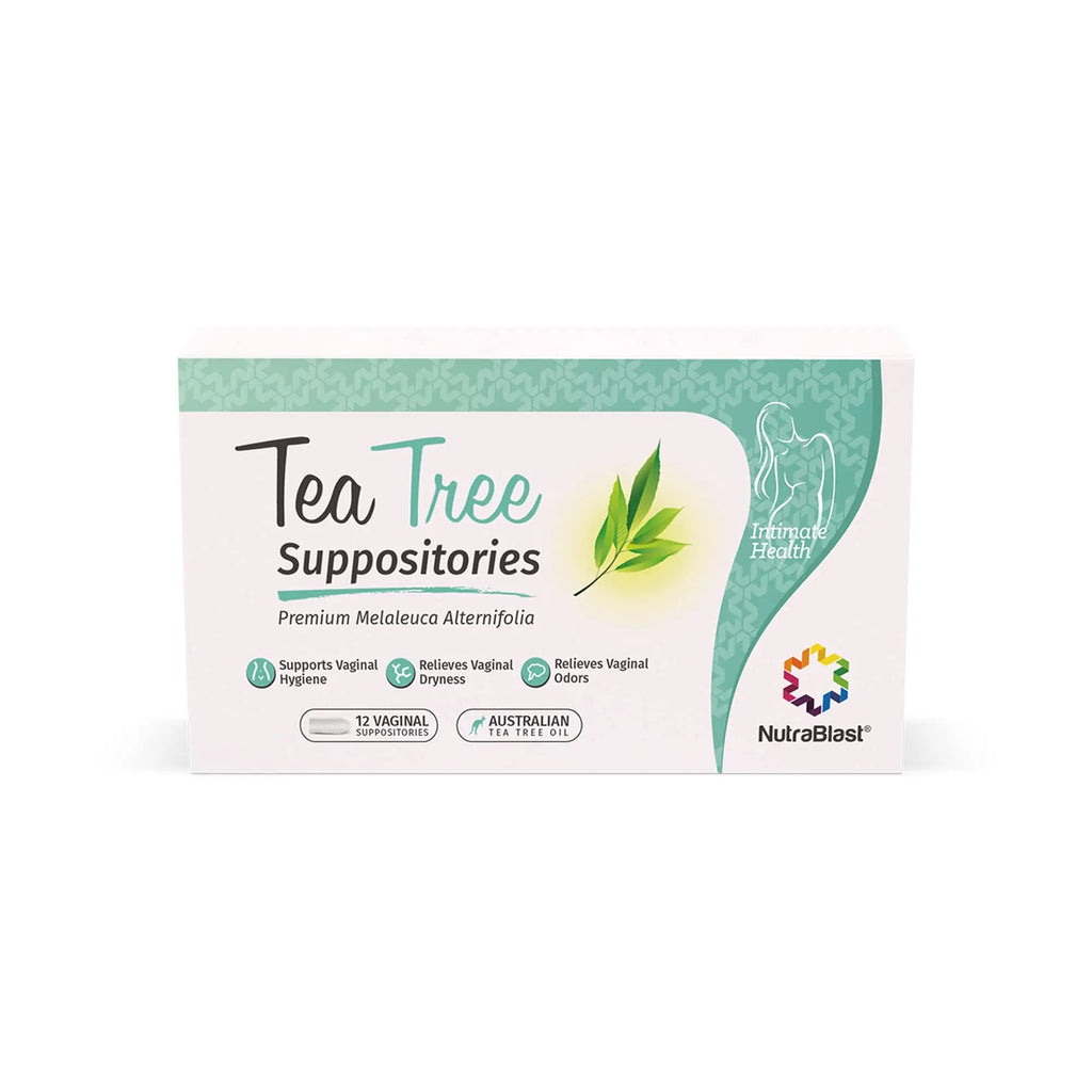 NutraBlast Tea Tree Oil Suppositories (12 Count) | All Natural Intimate Deodorant for Women NutraBlast Au supplements