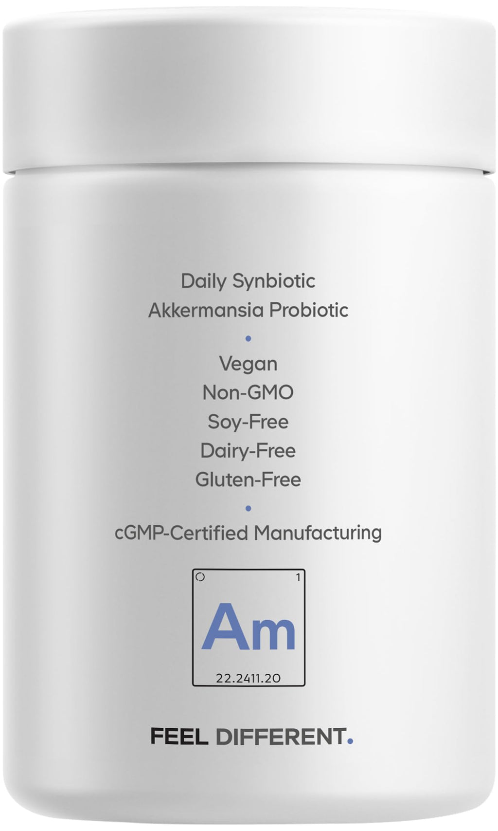 Codeage Akkermansia Synbiotic Supplement - 100 Million AFU Akkermansia Probiotic & Chicory Inulin Prebiotic - Chicory Root - 1 Capsule Per Serving - Non-GMO, Gluten-Free - 30 Capsules Codeage Au supplements