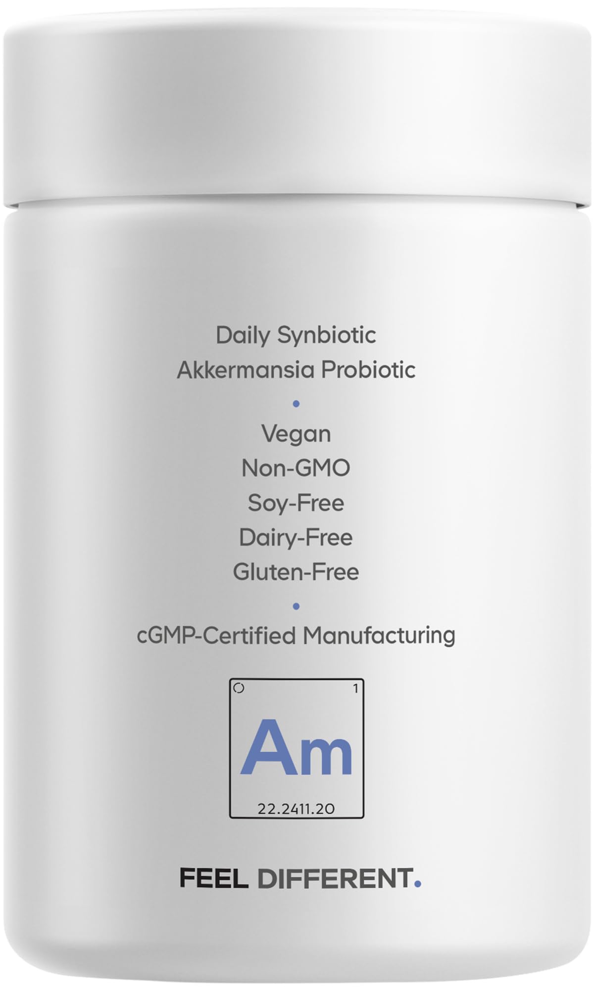 Codeage Akkermansia Synbiotic Supplement - 100 Million AFU Akkermansia Probiotic & Chicory Inulin Prebiotic - Chicory Root - 1 Capsule Per Serving - Non-GMO, Gluten-Free - 30 Capsules Codeage Au supplements