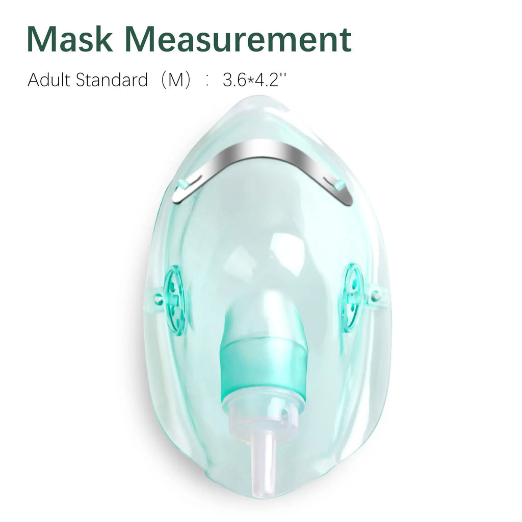ANSNF 2 Pack Oxygen Mask for Face Adult with 6.6' Tube & Adjustable Elastic Strap - Size M+L ANSNF Au supplements