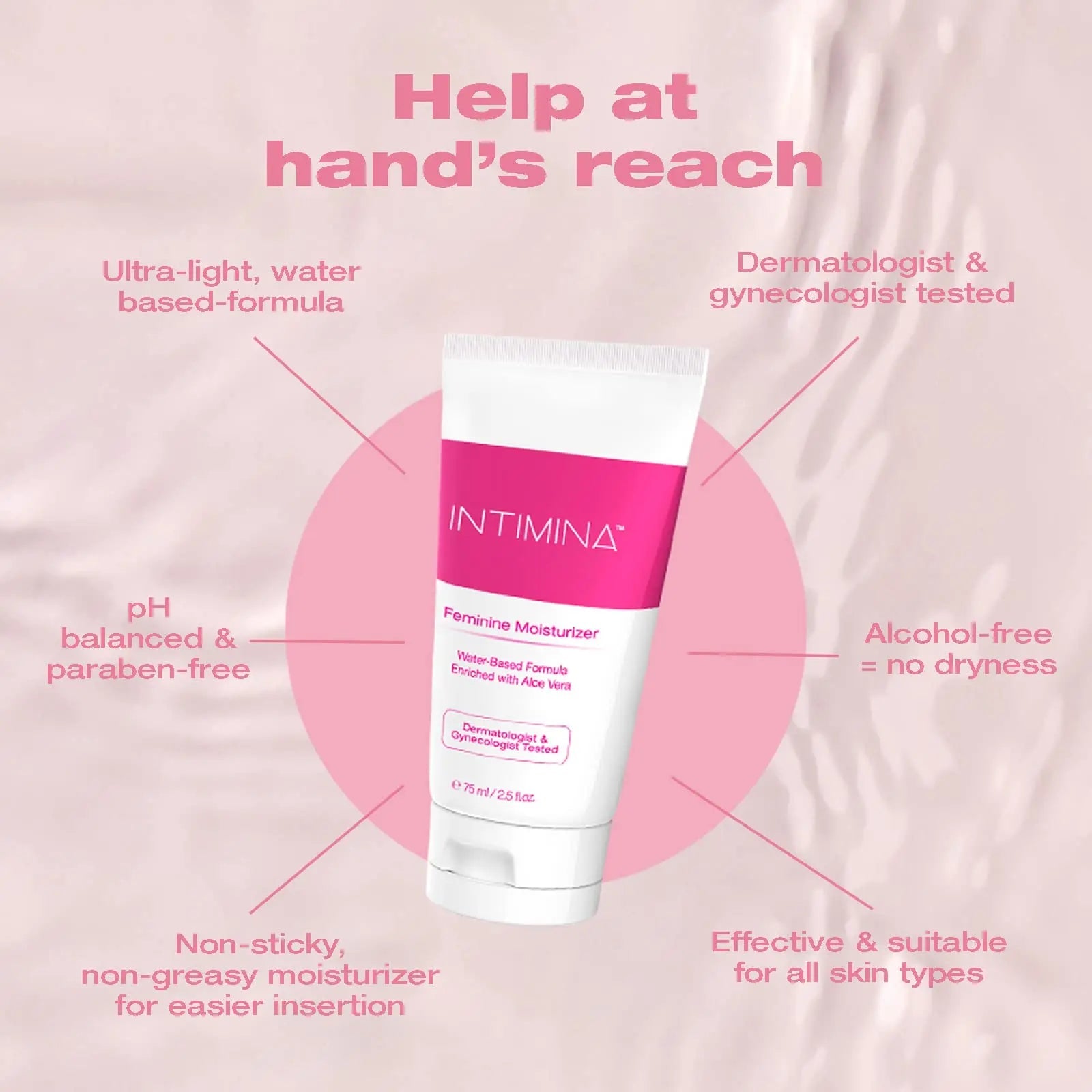 Intimina Feminine Moisturizer - Vaginal Moisturizer - Personal Lubricant for Women Water Based Lubrication INTIMINA Au supplements