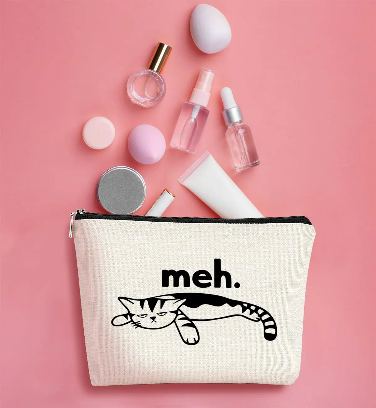 BARPERY Cat Gifts for Cat Lovers Cats Small Makeup Bag,Sanitary Napkin Storage Bag, Menstrual Cup BARPERY Au supplements