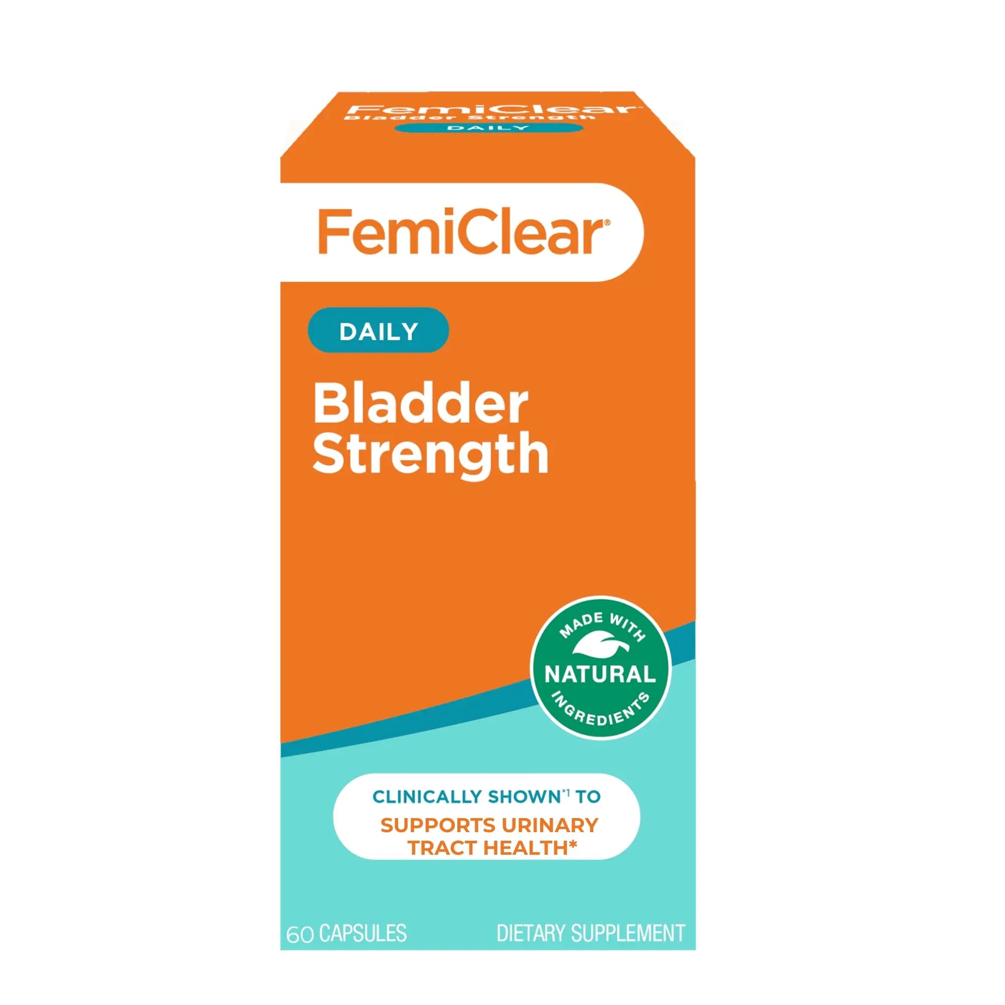 FemiClear Bladder Strength Supplement | Bladder Control & Wellness | 60 Capsules, 30 Day Supply | Made with Natural Ingredients | for Women & Men FemiClear Au supplements