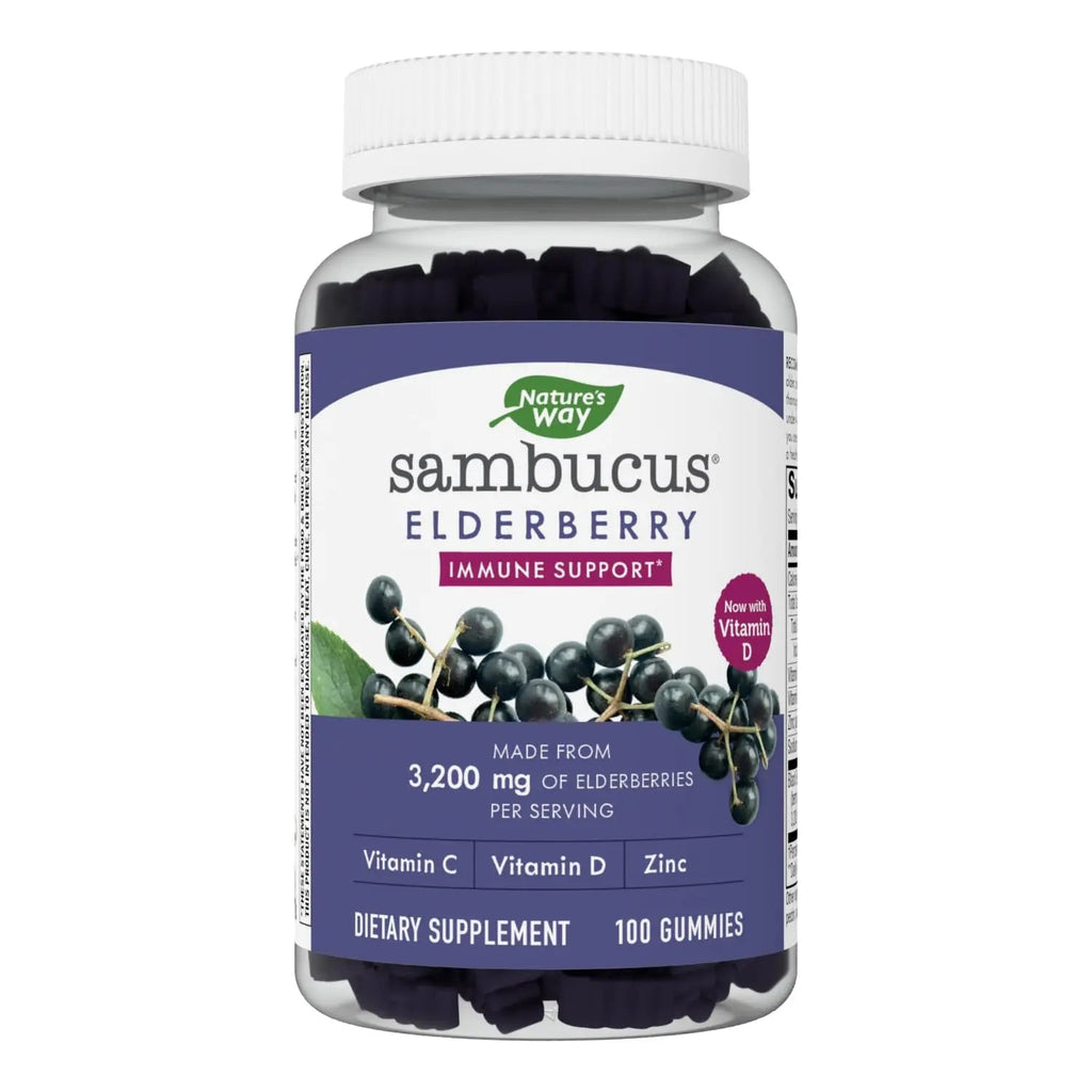 Nature's Way Sambucus Elderberry Gummies - Immune Support Supplement for Kids Nature's Way Au supplements