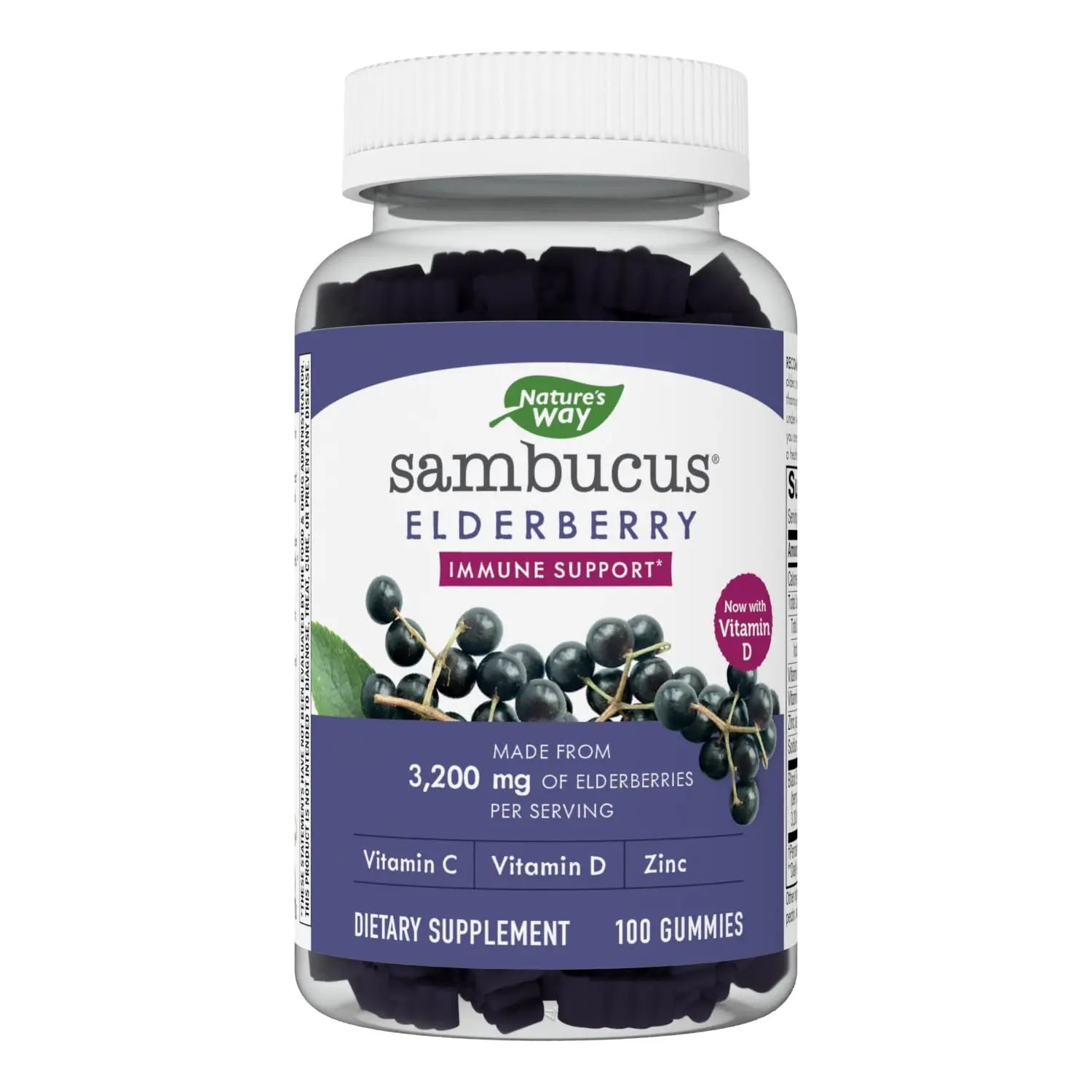 Nature's Way Sambucus Elderberry Gummies - Immune Support Supplement for Kids Nature's Way Au supplements