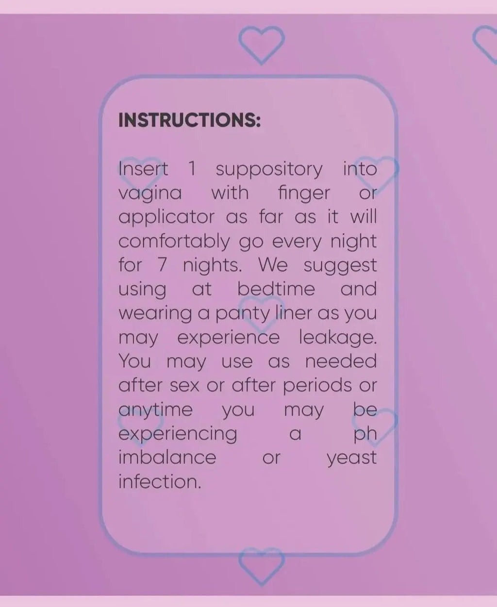 HerSheMe Boric Acid Vaginal Suppositories HerSheMe Au supplements