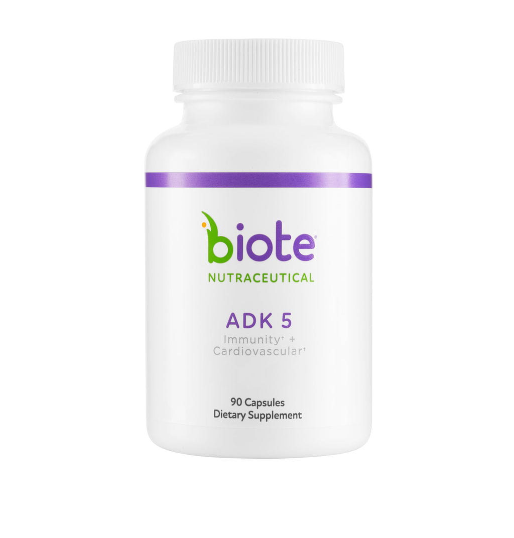 Biote Nutraceuticals - ADK 5 - Immunity + Cardiovascular (90 Capsules)