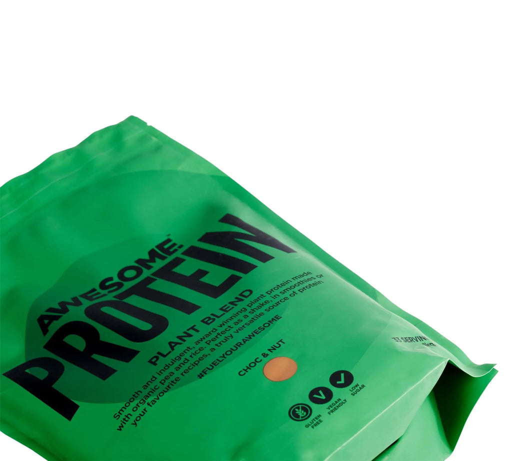 Chocolate Nut Awesome Protein Powder by Ben Coomber | 1kg Vegan Organic Flavoured Protein Ben Coomber Au supplements