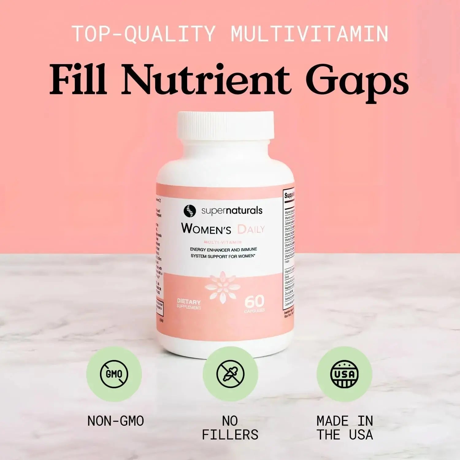 Super Naturals Health, Multivitamin for Women, Immune Defense Supplement Multivitamin Capsules, Vegan Supplements for Women - 60 Capsules JLM NUTRITIONALS Au supplements