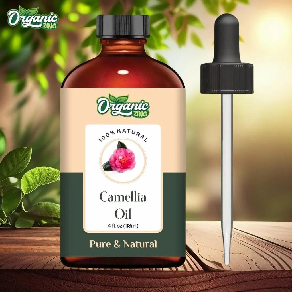 Organic Zing Camellia (Camellia Japonica) Oil | Pure & Natural Carrier Oil for Skincare, Hair Care & Massage ORGANIC ZING Au supplements