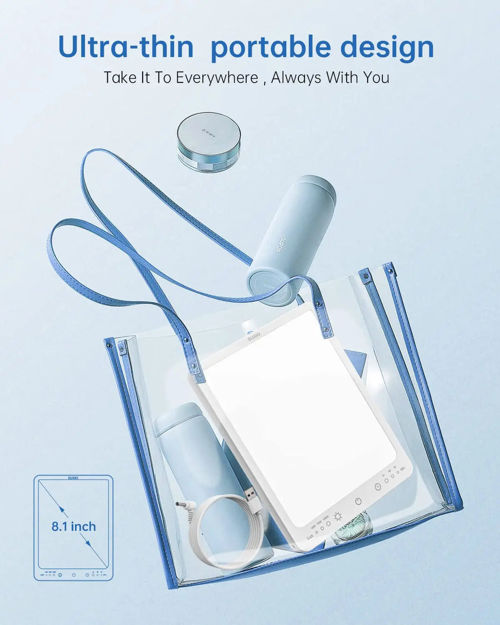 SUXIO Light Therapy Lamp - 10000 Lux Therapy Light, 3 Timing & Mode Happy Lamp SUXIO Au supplements