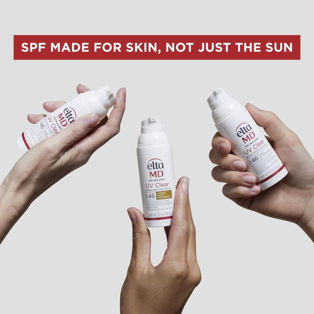 EltaMD UV Clear Face Sunscreen SPF 46, Oil Free for Face with Zinc Oxide, Dermatologist Recommended Sunscreen Lotion