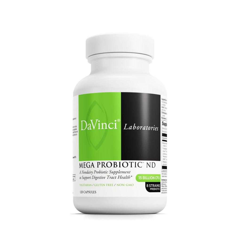 DAVINCI Labs Mega Probiotic ND - Non-Dairy Probiotic Supplement Supports Gut, Digestive & Brain Health* - Gut Health Support Supplement