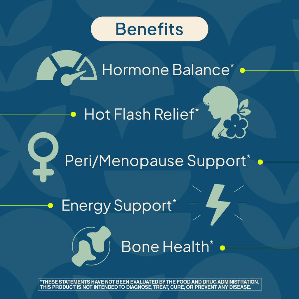 Nature's Wonder Not Today Hormones Perimenopause and Menopause Support Supplement for Women with Estro-G100, Supports Hot Flashes and Night Sweats 60 Vegetarian Capsules, 60 Day Supply Nature's Wonder Au supplements
