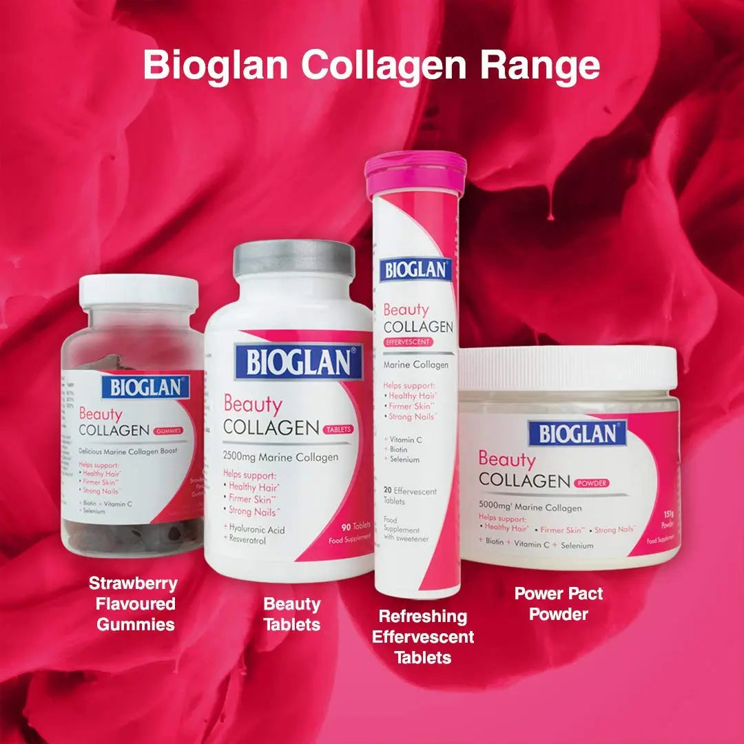 Bioglan Collagen Gummies | 1000mg | Hydrolysed Marine Collagen | Biotin Bioglan Au supplements