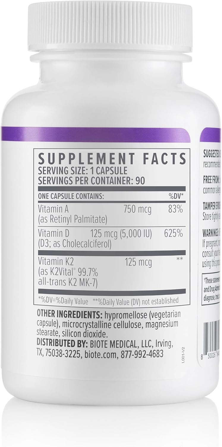 Biote Nutraceuticals - ADK 5 - Immunity + Cardiovascular (90 Capsules)