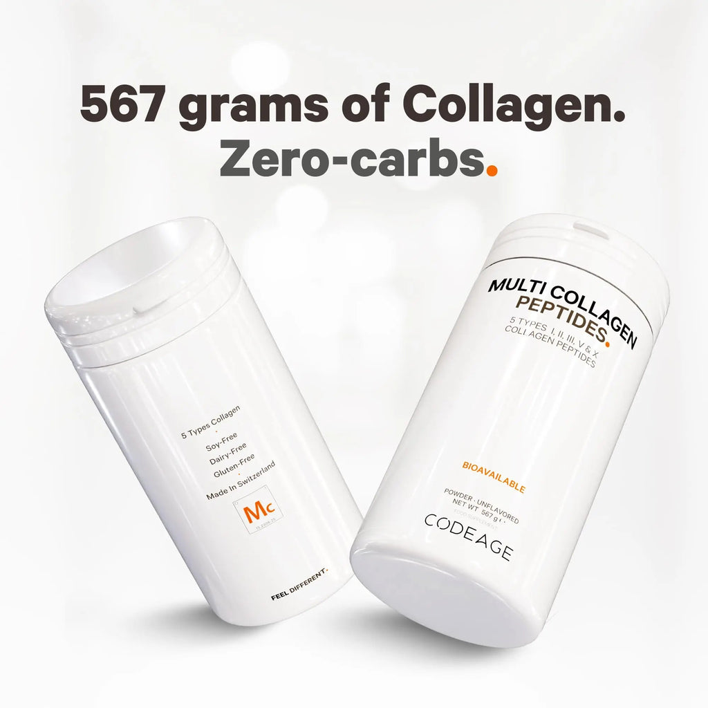 Codeage Multi Collagen Protein Powder Peptides, 2-Month Supply, Hydrolyzed, Type I, II, III, V, X Grass Fed Codeage Au supplements