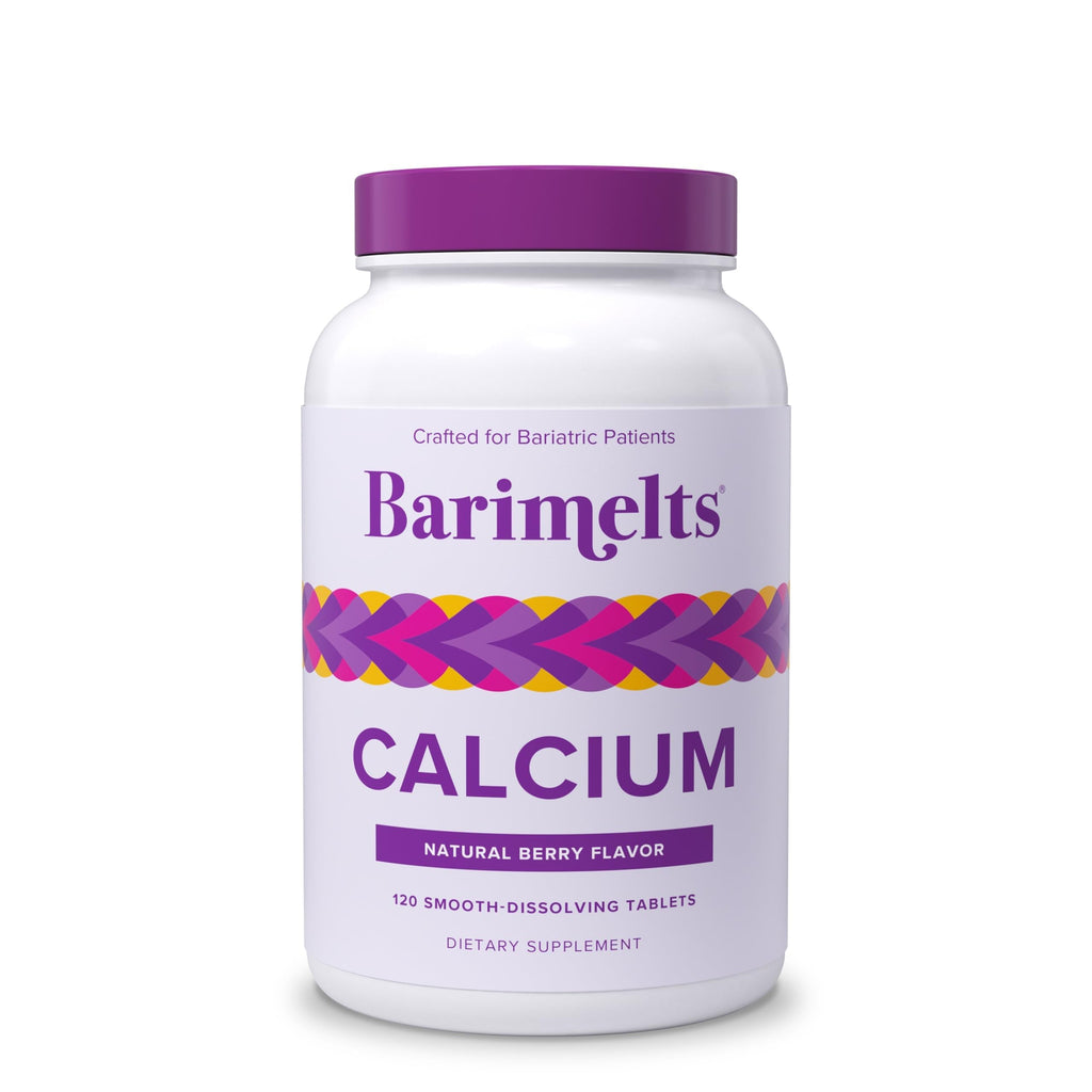 BariMelts Calcium Citrate with Vitamin D3 & Magnesium, 120 Smooth-Dissolving Tablets (1-Month Supply), Bariatric Calcium Supplements