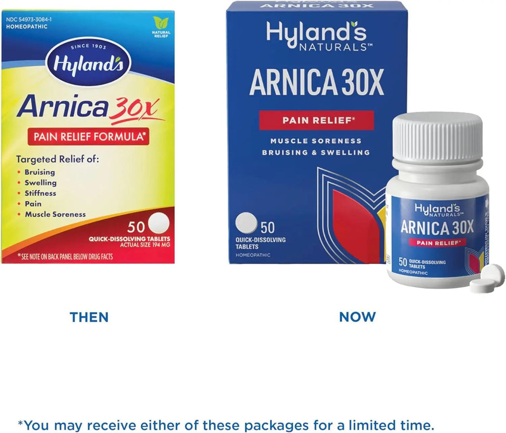 Hyland's Naturals Arnica Montana 30x Tablets, Natural Relief of Bruises, Swelling & Muscle Soreness Hyland's Au supplements