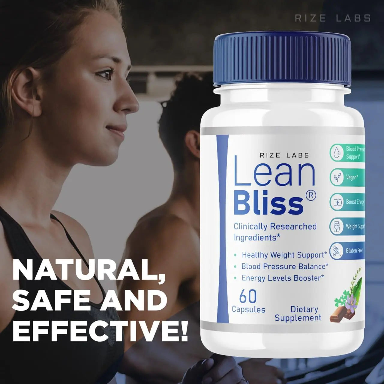 (2 Pack) Lean Bliss Weight Loss Pills, Lean Bliss Fat Burning Formula, LeanBliss Advanced rize labs Au supplements