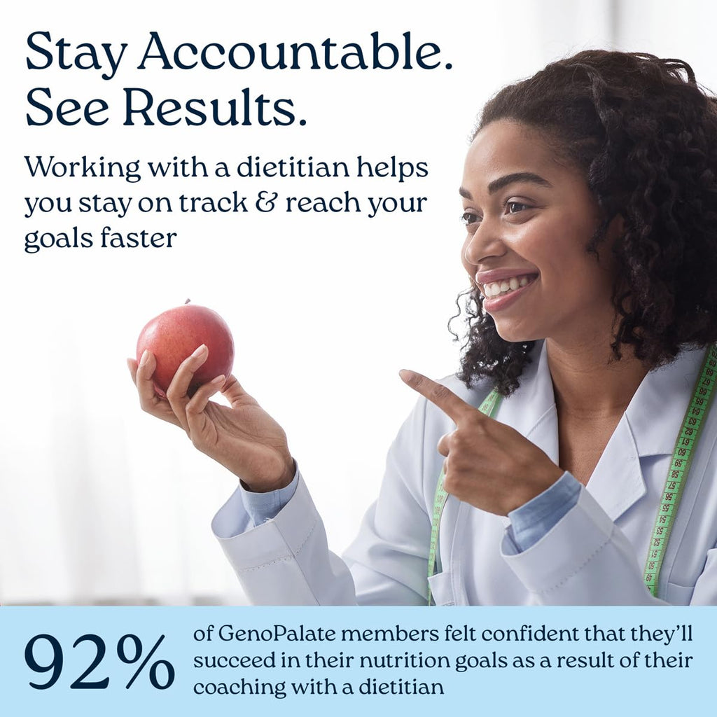 GenoPalate Nutrition DNA Test Kit | 100+ Optimal Foods & Tailored Diet | Genetic Health Report & Personalized Wellness | Macro & Micronutrient Recommendations | Stress & Eating Insights GenoPalate Au supplements