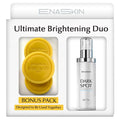 Enaskin Dark Spot Set - Serum & Soap Bars: Hyperpigmentation Body Treatment for Freckles Melasma Age Spot Sun Spot - Dark Spots Corrector Serum