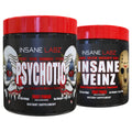 Psychotic, and Insane Veinz, Pre Workout Stack (Fruit Punch) Insane Labz Au supplements