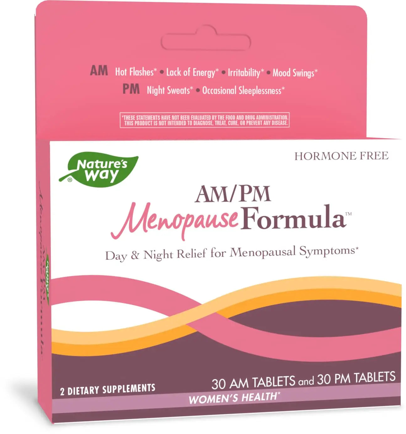 Nature's Way AM/ PM Menopause and Hot Flash Relief*, Hormone-Free Formulas Including Nature's Way Au supplements