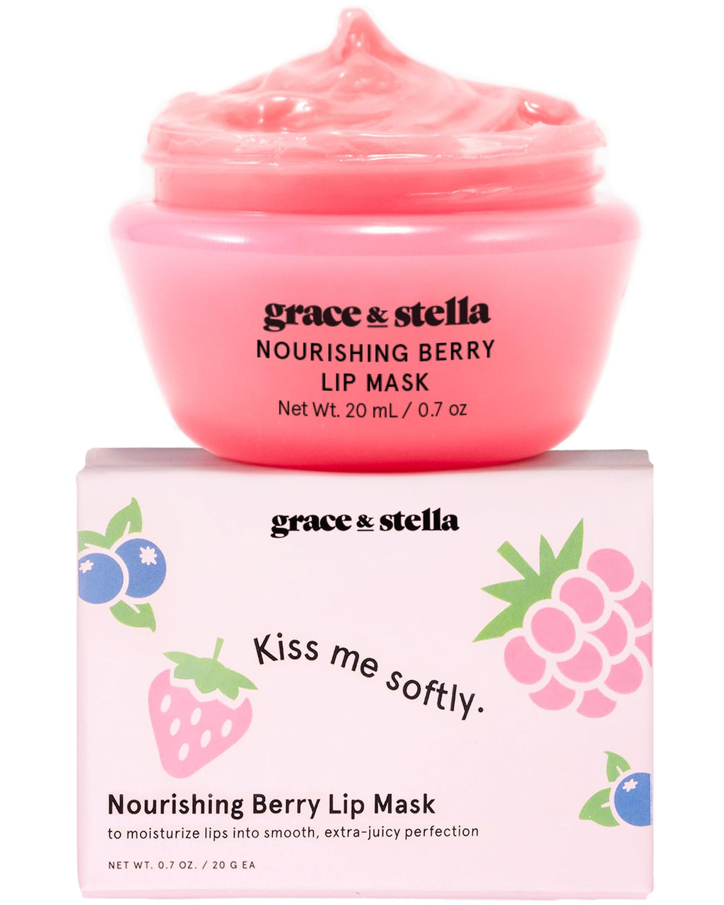 grace & stella Award Winning Lip Butter - Hydrating Lip Balm - Nourishing Lip Mask (1-pack) Travel Essentials, Travel Size Toiletries