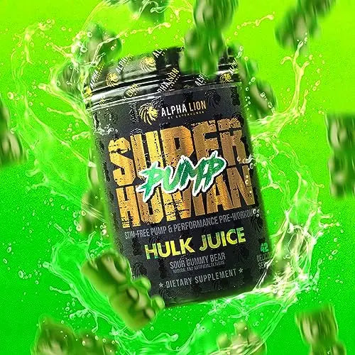 ALPHA LION Superhuman Pump Pre Workout Powder, Nootropic Caffeine & Stim Free ALPHA LION Au supplements