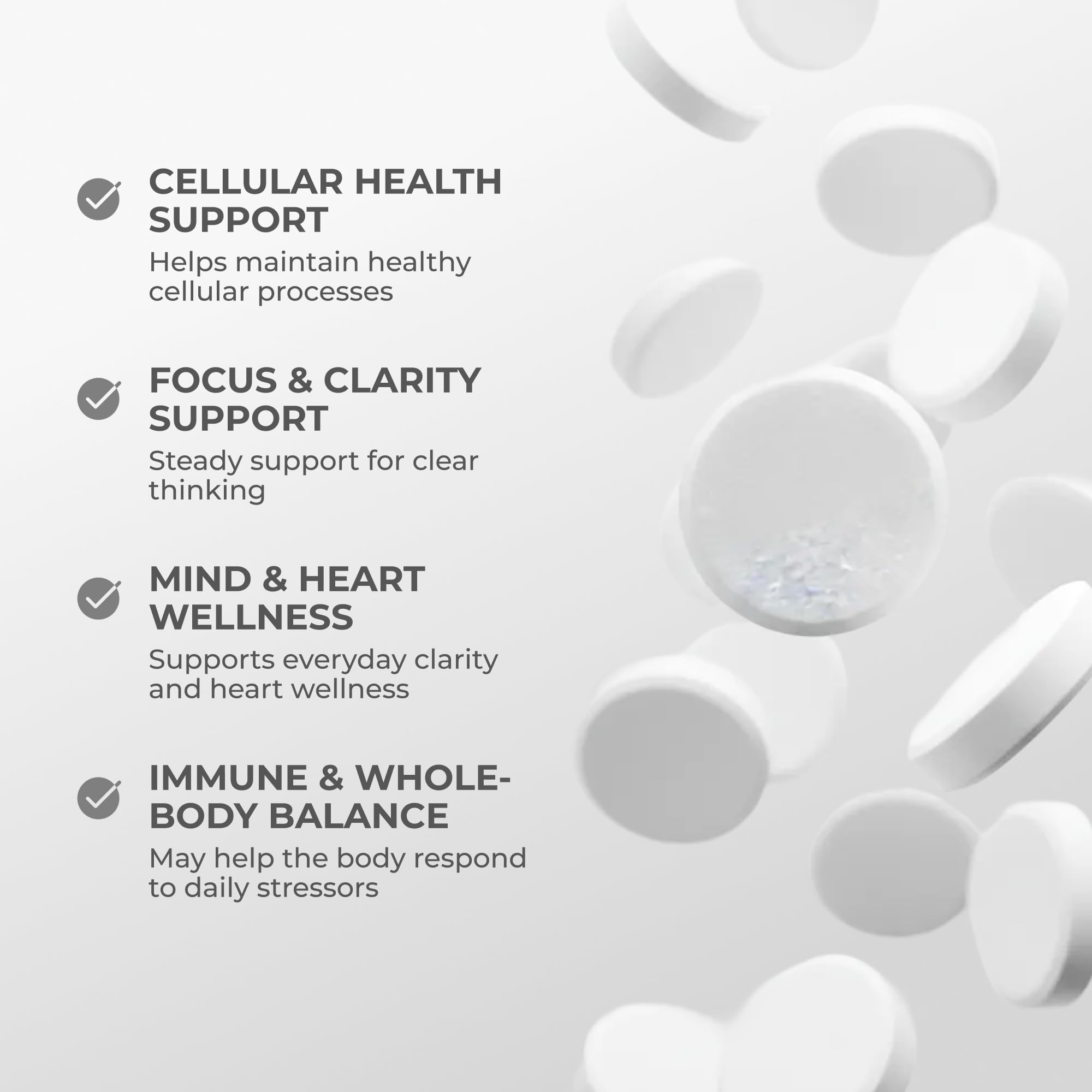 Neurogan NMN Supplement Tablets – Nicotinamide Adenine Dinucleotide Precursor for Cellular Energy & Brain Focus Support – 500 mg High-Potency Nicotinamide Mononucleotide per Serving, 300 Count Neurogan Au supplements