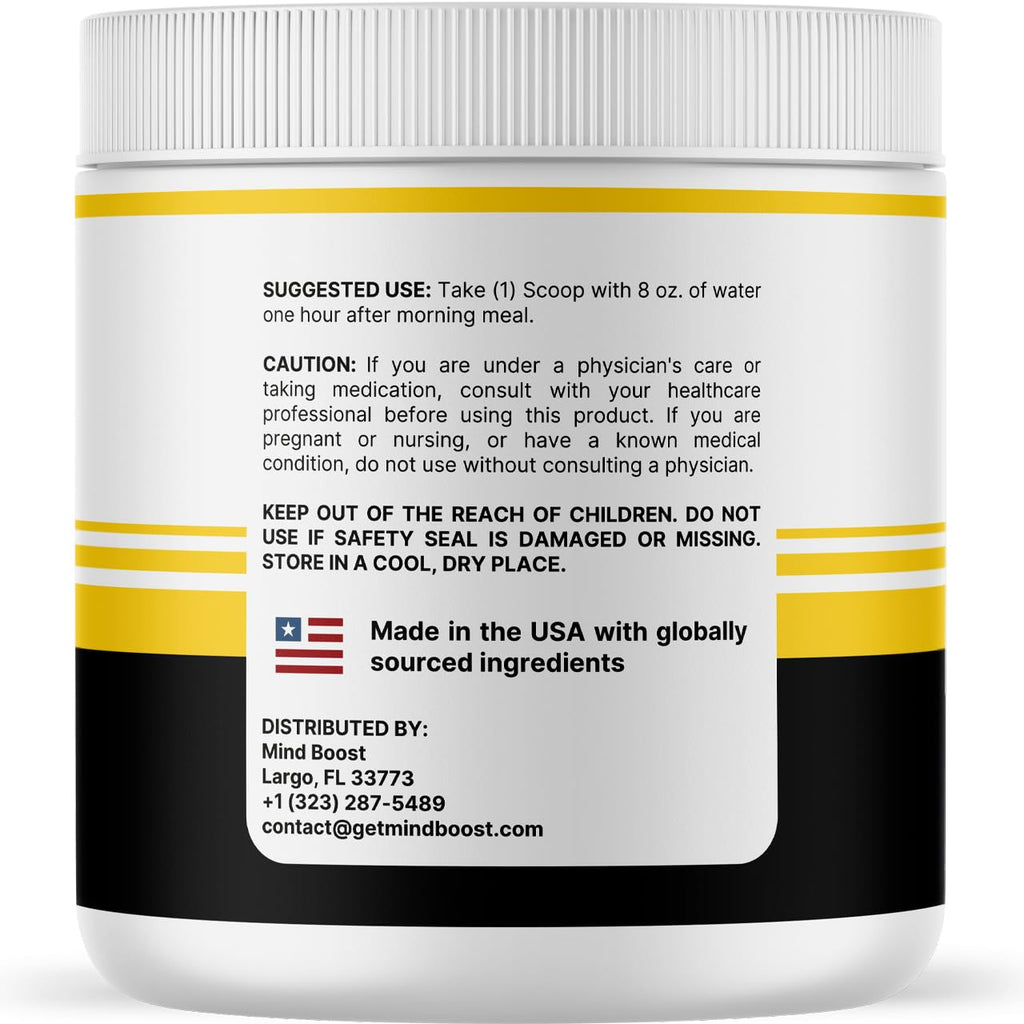 MindBoost Powder - Official Mind Boost Day Supplement, Advanced Nootropic, Premium Formula, Natural Vitamins for Wellness - 1 Bottle for 1 Month VIVALIS Au supplements